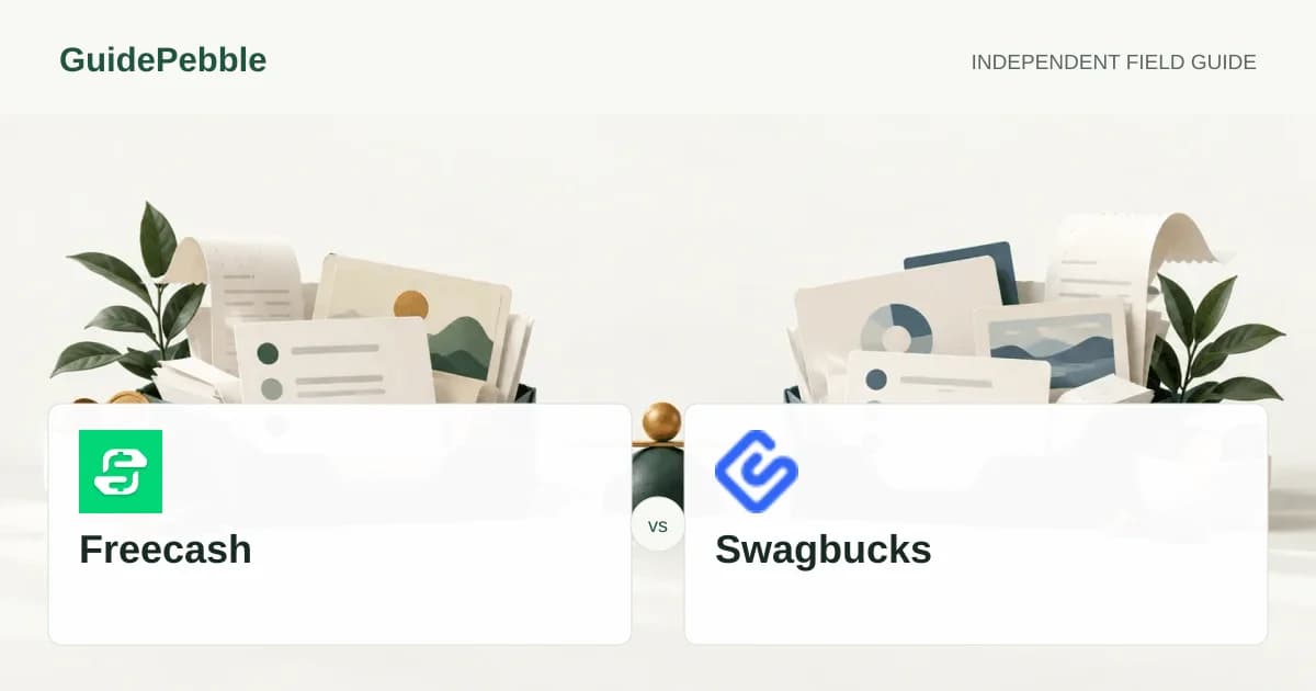 Freecash and Swagbucks comparison illustration