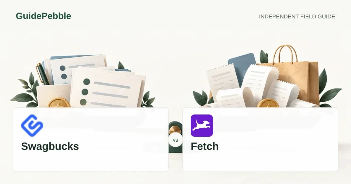 Swagbucks and Fetch comparison illustration