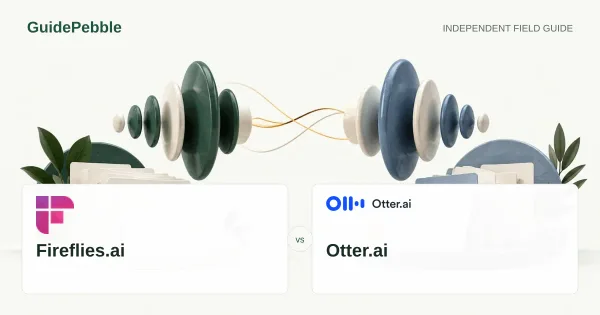Fireflies.ai and Otter.ai comparison illustration