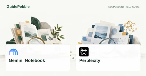 Gemini Notebook and Perplexity comparison illustration