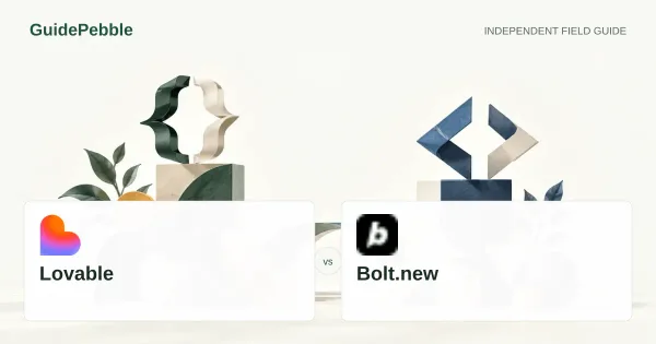 Lovable and Bolt.new comparison illustration