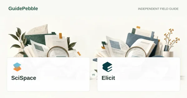 SciSpace and Elicit comparison illustration