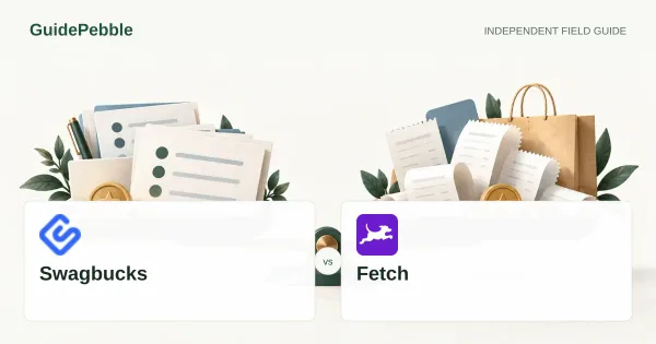 Swagbucks and Fetch comparison illustration